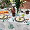  Скатерть (рогожка) 144х220 Доляна Tropics 7533956 