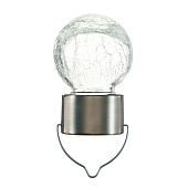 Фонарь садовый 9х6см LED подвесной, солнечная батарея, теплый белый арт.2024-6147 Фонарь садовый 9х6см LED подвесной, солнечная батарея, теплый белый арт.2024-6147