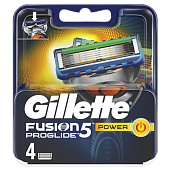  Сменные кассеты для бритья GILLETTE FUSION ProGlide Power 4шт 