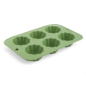 Форма для кексов OLIVE 6 ячеек ABO028 Форма для кексов OLIVE 6 ячеек ABO028