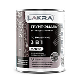 Грунт-эмаль 3 в 1 Жёлтый Лакра  0,8кг 