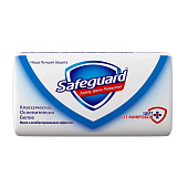 Мыло туалетное Safeguard Классическое белое антибактериальное 90г Мыло туалетное Safeguard Классическое белое антибактериальное 90г