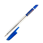 Ручка шариковая Linc Corona Plus синяя 0,7 мм, прозрачный корпус, 3002N/blue Ручка шариковая Linc Corona Plus синяя 0,7 мм, прозрачный корпус, 3002N/blue