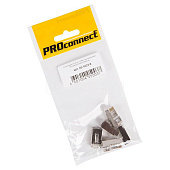 Штекер под витую пару 8Р8С CAT 5e с экраном (уп.5шт) PROCONNECT Штекер под витую пару 8Р8С CAT 5e с экраном (уп.5шт) PROCONNECT