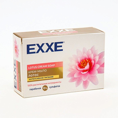  Крем-мыло туалетное EXXE Лотос 90г 