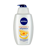 Гель для душа Nivea женский Крем абрикос 750мл Гель для душа Nivea женский Крем абрикос 750мл