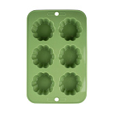 Форма для кексов OLIVE 6 ячеек ABO028 Форма для кексов OLIVE 6 ячеек ABO028