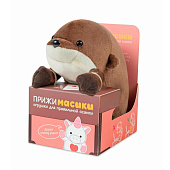  Мягкая игрушка Maxitoys, Бобёр Боб, 18см, в Коробке 