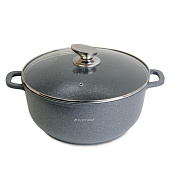 Кастрюля Kamille 6,5 л "гранит" 4426 