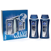 Подарочный набор Blue Marine мужской (Шампунь 250 мл + Гель для душа 250 мл) Подарочный набор Blue Marine мужской (Шампунь 250 мл + Гель для душа 250 мл)