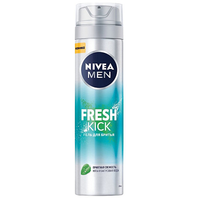 Гель для бритья Нивея 200мл FRESH KICK Гель для бритья Нивея 200мл FRESH KICK