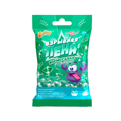  Взрывная пена Baffy КУПАЙСЯ ВЕСЕЛО! ИЗУМРУДНАЯ 