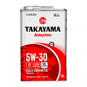Масло моторное TAKAYAMA Adaptec 5W30 синт ILSAC GF-6A, API SP 1л (металл) Масло моторное TAKAYAMA Adaptec 5W30 синт ILSAC GF-6A, API SP 1л (металл)