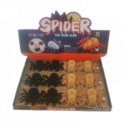  Игрушка заводная Паук, микс, ST866 