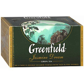  ЧАЙ GREENFIELD JASMINE DREAM GREEN  25ПАК 