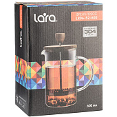 Френч-пресс 350мл LARA LR06-52-350 Френч-пресс 350мл LARA LR06-52-350