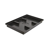 Поддон придверный пластиковый Gidrolica Step Pro 400x600x64мм Поддон придверный пластиковый Gidrolica Step Pro 400x600x64мм