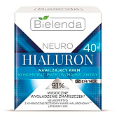 Крем для лица увлажняющий Bielenda Neuro Hialuron омолаживающий 40+, 50мл Крем для лица увлажняющий Bielenda Neuro Hialuron омолаживающий 40+, 50мл