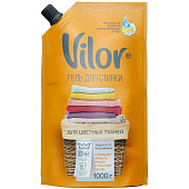 Гель для стирки VILOR для стирки цветных тканей (дой-пак) 1000мл Арт.3228 Гель для стирки VILOR для стирки цветных тканей (дой-пак) 1000мл Арт.3228