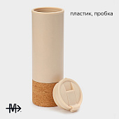  Бутылка для воды пробковая Magistro, 450 мл,цвет бежевый 9951496 