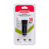  Зарядное устройство (адаптер) 12/24V 38W USB Type-C (PD) SKYWAY черный 
