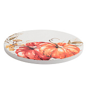 Подставка под кружку Light pumpkin 11 см, круглая,белая, Тыквы ANLAF-YUXIN-137 Подставка под кружку Light pumpkin 11 см, круглая,белая, Тыквы ANLAF-YUXIN-137