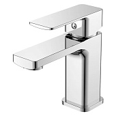 Смеситель для раковины однорычажный монолитный хром DR20011 Decoroom Смеситель для раковины однорычажный монолитный хром DR20011 Decoroom
