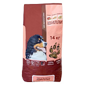  Сухой корм Дилли говяжья печень с овсянкой 14кг 