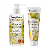 Подарочный набор Compliment Энергия фруктов №1141 жен. (мыло 320 + крем для рук 100) Подарочный набор Compliment Энергия фруктов №1141 жен. (мыло 320 + крем для рук 100)