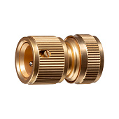  Соединитель 1/2",GRINDA  BC-12, из латуни, для шланга, 8-426125 