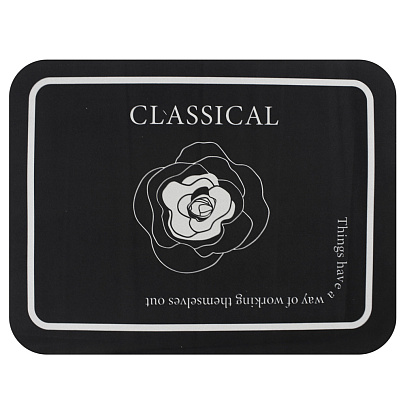 Коврик для сушки посуды Classical 30х40см черный 550 Коврик для сушки посуды Classical 30х40см черный 550