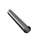 Труба круглая 3м 125 х90 OSNO (RAL7024) Труба круглая 3м 125 х90 OSNO (RAL7024)