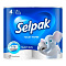  Туалетная бумага Selpak 3-сл 4шт АВС 