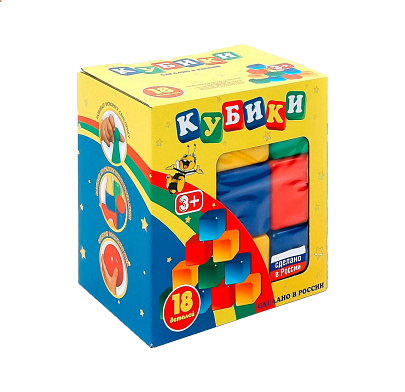 Игровой набор кубиков 18 шт, ПИ000003 Игровой набор кубиков 18 шт, ПИ000003