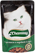 Влажный корм Chammy для кошек Кролик и индейка в соусе 85 гр Влажный корм Chammy для кошек Кролик и индейка в соусе 85 гр