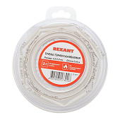  ТУТ  4,0/2,0 мм  белая REXANT (уп. 2,44 м) 