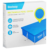 Тент Bestway д/каркасных бассейнов 400х211см, шнуры д/крепления арт.58107 Код251254 Тент Bestway д/каркасных бассейнов 400х211см, шнуры д/крепления арт.58107 Код251254