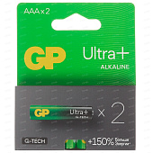  Батарейка AAA G-tech Alkaline LR03, 2шт, GP ULTRA 