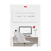 Бизнес-блокнот А4 80л блок клетка Time to work 80ББ4В1_35514 Хат Бизнес-блокнот А4 80л блок клетка Time to work 80ББ4В1_35514 Хат