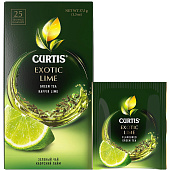  Чай CURTIS 25пак, 1,5гр Exotic Lime зелен. пак. конв. 
