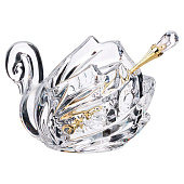  Икорница Muza Crystal с ложкой  355-273 