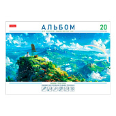 Альбом для рисования А4 20л склейка 220г/м2 "Я рисую мечты", 20А4лАк_33203 ХАТ Альбом для рисования А4 20л склейка 220г/м2 "Я рисую мечты", 20А4лАк_33203 ХАТ