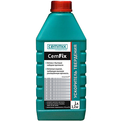 Ускоритель набора прочности СemFix 1 л Ускоритель набора прочности СemFix 1 л