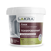 Лак в/д тонированный Лакра Махагон 0,9кг 