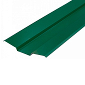 Планка ендовы верхняя 76х76 L=2м RAL 6005 Зеленый мох Планка ендовы верхняя 76х76 L=2м RAL 6005 Зеленый мох