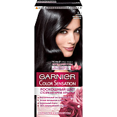  Garnier краска д/в Роскошь цвета 1.0 Драгоц. Черный 