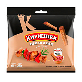 Сухарики Кириешки, со вкусом шашлыка, с кетчупом Calve, 85 г Сухарики Кириешки, со вкусом шашлыка, с кетчупом Calve, 85 г