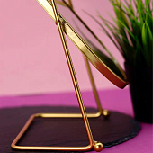  Зеркало настольное GIRLY "Golden moon", yellow 