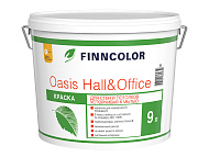  Краска моющаяся Finncolor OASIS HALL & OFFICE 4 База A 9л. 