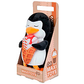  Мягкая игрушка Maxitoys, Пингвин Рико, 23 см, в коробке 